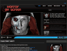 Tablet Screenshot of horroronscreen.com